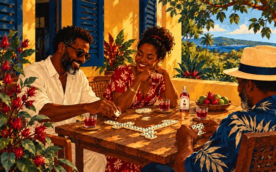 Veranda dominoes