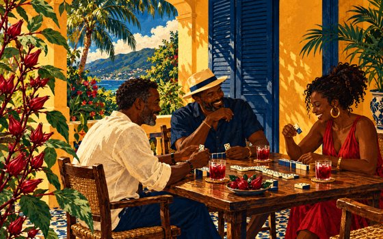 Veranda dominoes