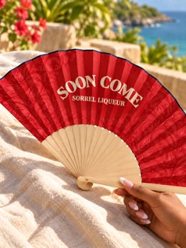 Folding fan — B — Tonal sorrel