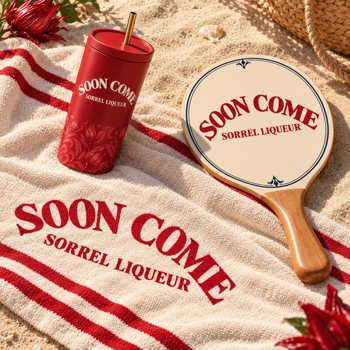 Beach set — B — Sorrel stripes