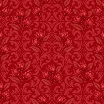 Sorrel pattern — faded red
