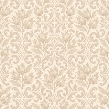 Sorrel pattern — faded cream