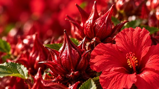 Red sorrel botanical detail