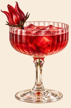 Sorrel serve / painted illustration