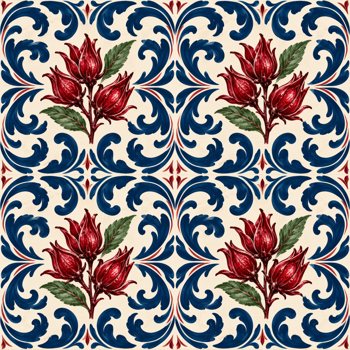 Sorrel tile repeat